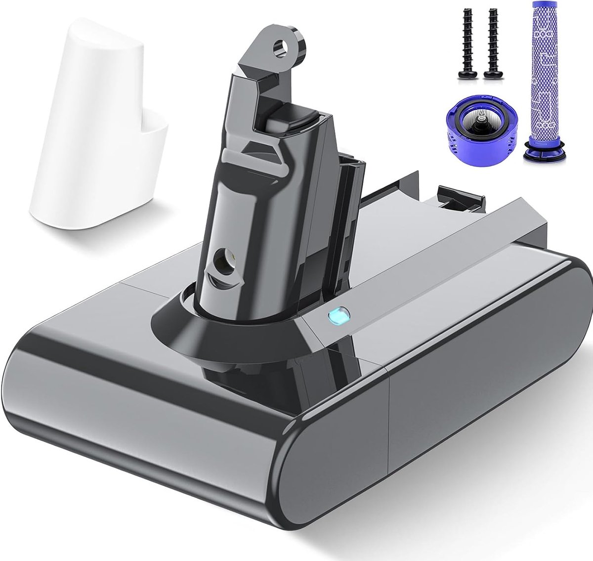 21,6 V accu voor Dyson V6 DC62, vervangende accu voor Dyson V6 accustofzuiger