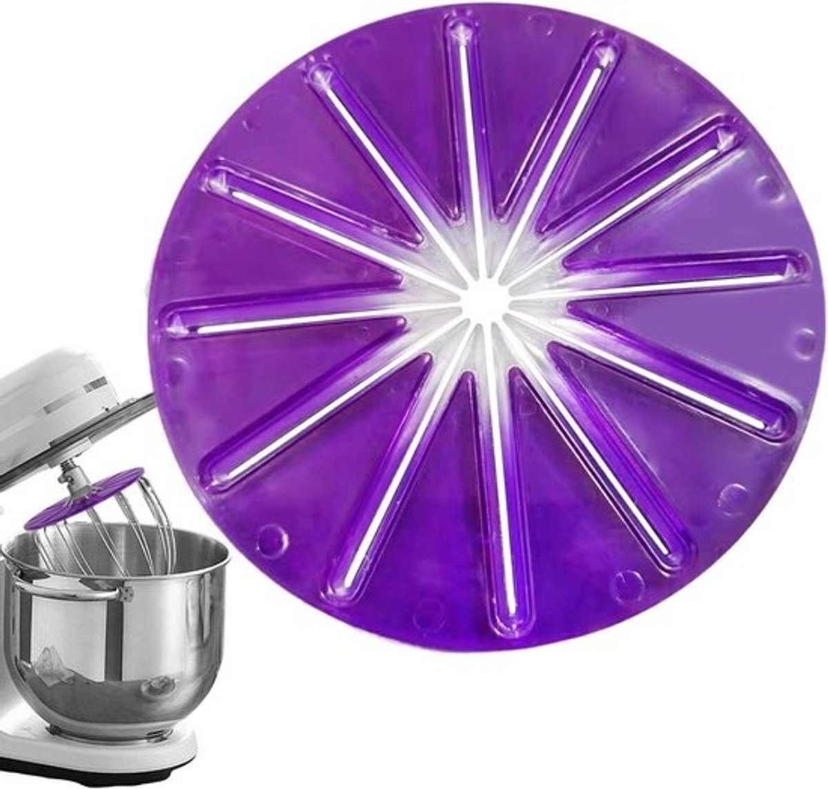 Mixer Onderdeel - Keuken Accessoire - Voedsel Bereiden - Spatwaterdicht Ontwerp - Standaard Formaat - Zilver