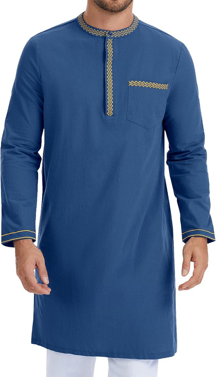 Islamitische kleding heren nachthemd gebedskleding mannen islam