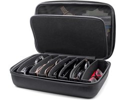 Brillendoos voor Meerdere Brillen Zonnebril Organizer voor Glapeame/voor Wrimen, Groot Brillen Etui Brillenetui Brillendoos voor Meerdere 8 Zonnebrillen Opbergruimte, Horloges, Accessoires
