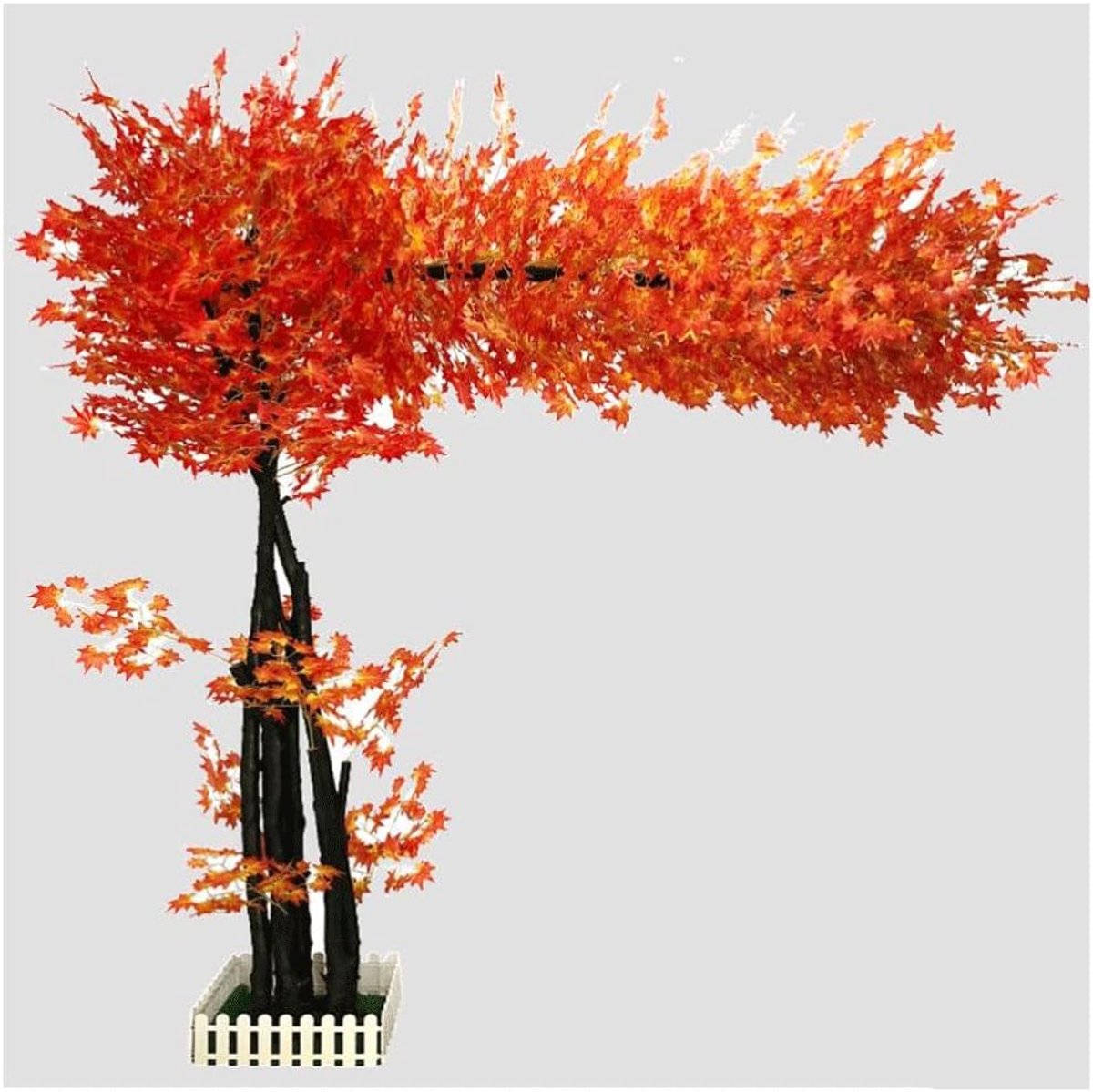 1.96 voet outdoor kunstmatige boom, nep rode esdoorn boom for scène productie, landschapstructuur for thuishotel decoratie Kunstplant (Color : Extended100*150cm)
