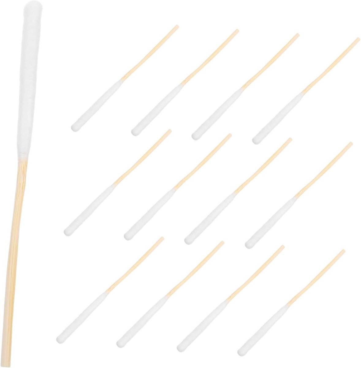 10 Pakketten Ergonomische Katoenen Swabs met Sticks Disposable Applicators voor Make Up Huidverzorging Microblading voor Nauwkeurige Toepassing Schoonmaak