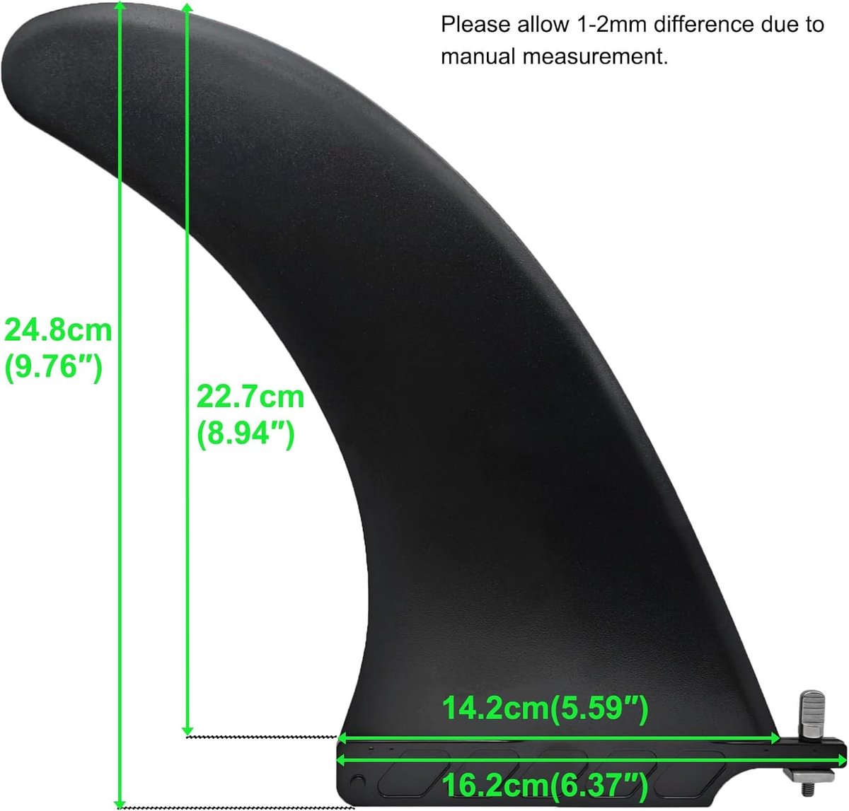9 inch sup vin met schroef 1P