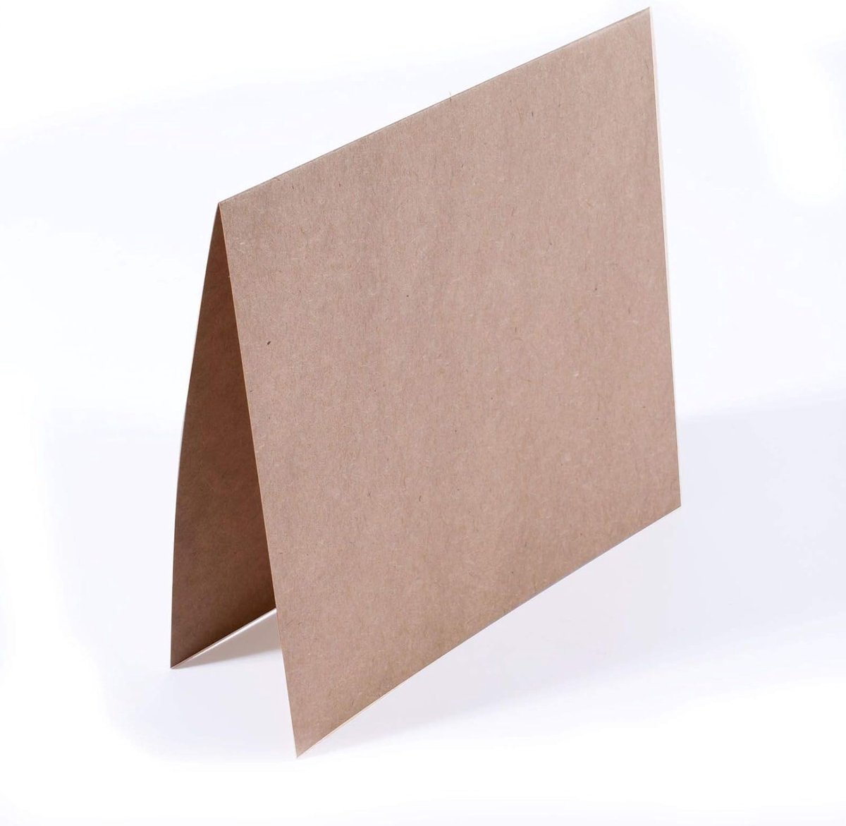 Creative Grote vierkante Florence blanco knutselkaarten, Kraft, set van 25, bijpassende enveloppen beschikbaar, 15,5 x 15,5 cm