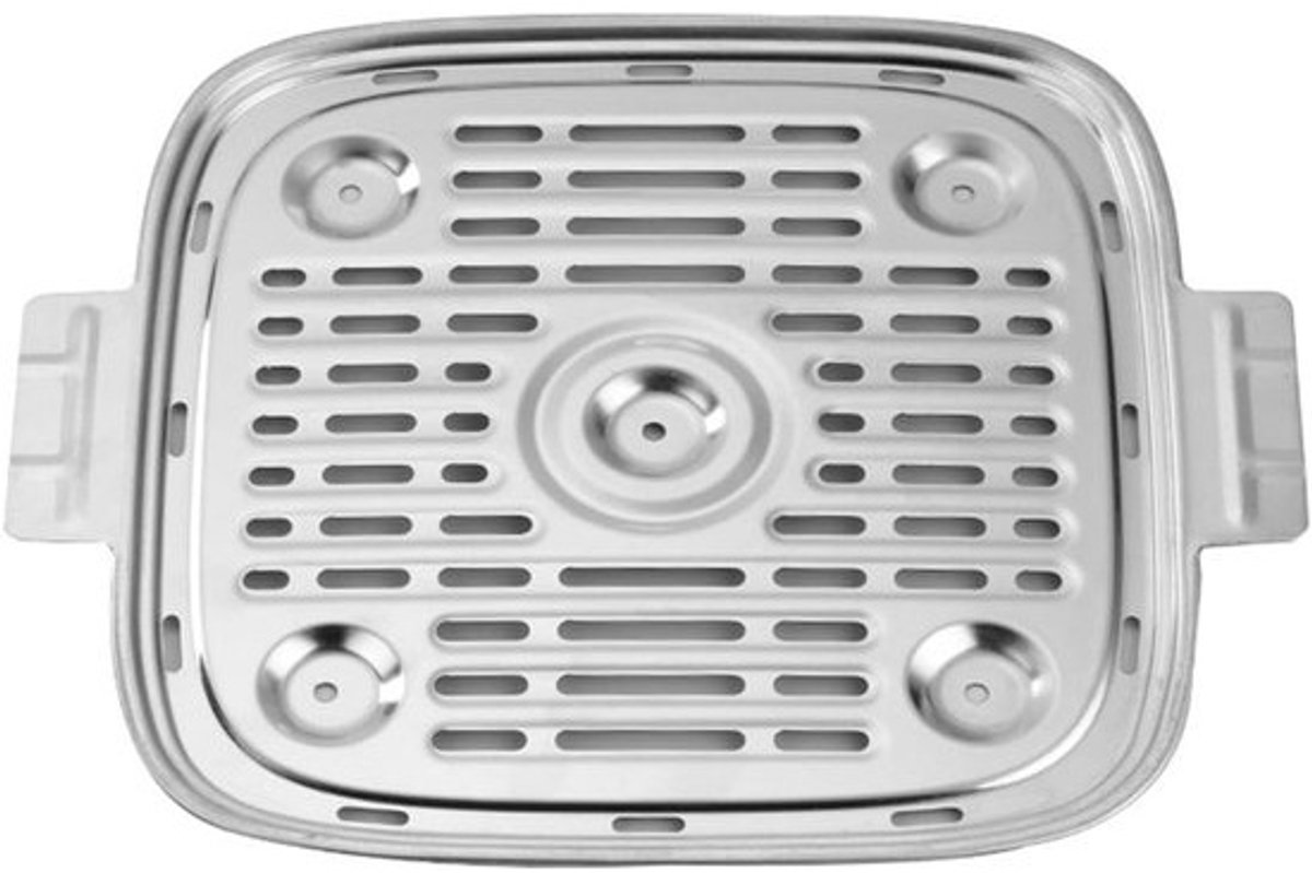 Stoommand Roestvrij Staal - Stoominzet Koken - Gezonde Maaltijden - Microperforaties Voorkomen - 24cm Diameter