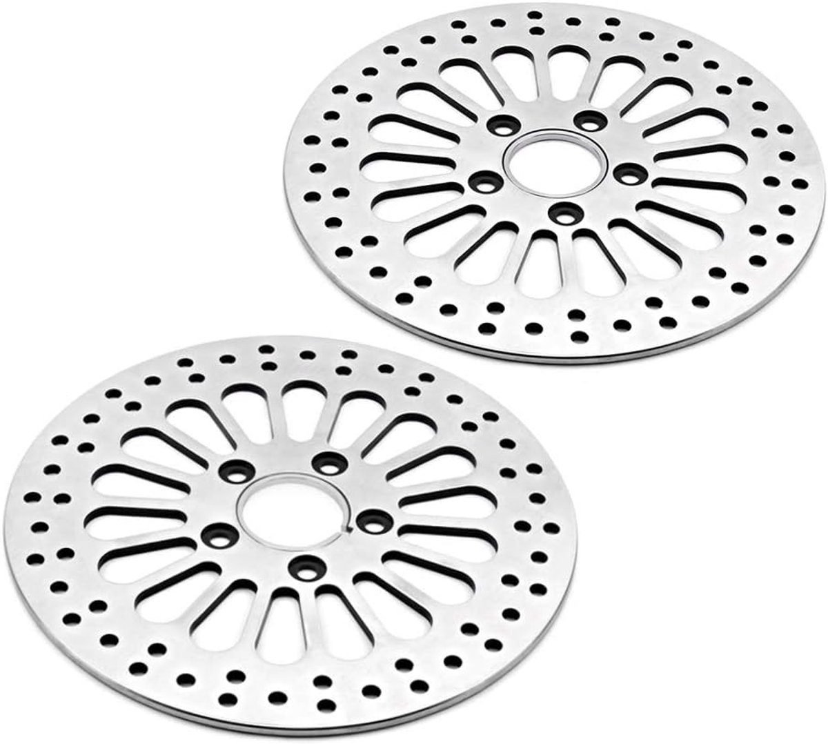 11,5" Remschijf Rotors Voor & Achter Roestvrijstalen Remschijven