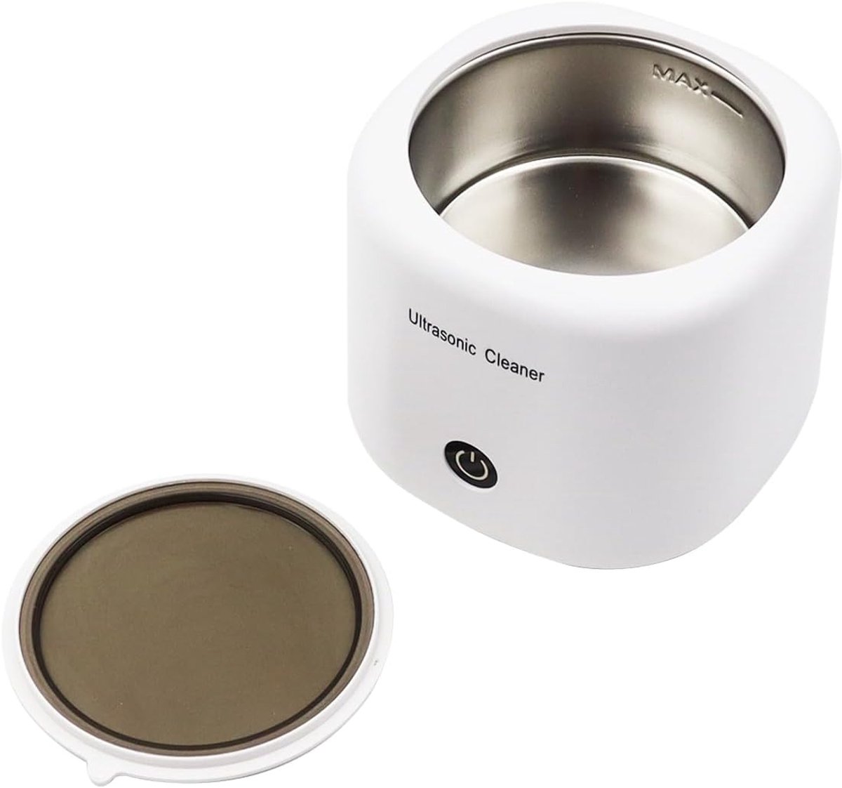 Houderreiniger, 45 kHz ultrasone tandheelkundige reinigermachine, 180 ml ultrasone reiniger voor kunstgebitten, houder, aligner, gebitsbeschermer, bleekbakken en sieraden