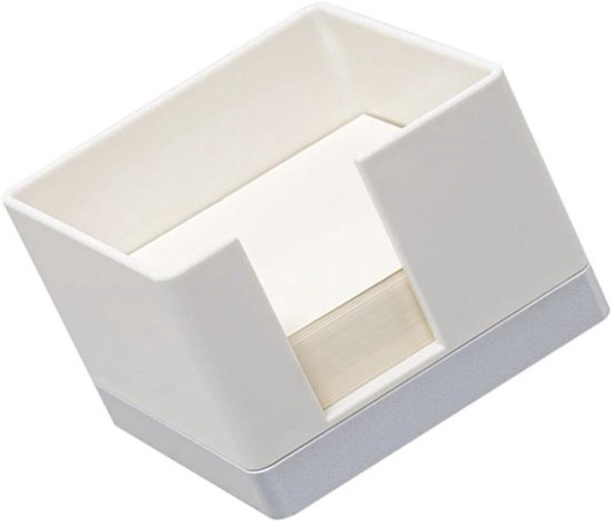 Bureau Notitieblok Houder - Opbergdoos Organizer - Bureau Organiseren - Brede Toepassing - 9x9cm - Beige