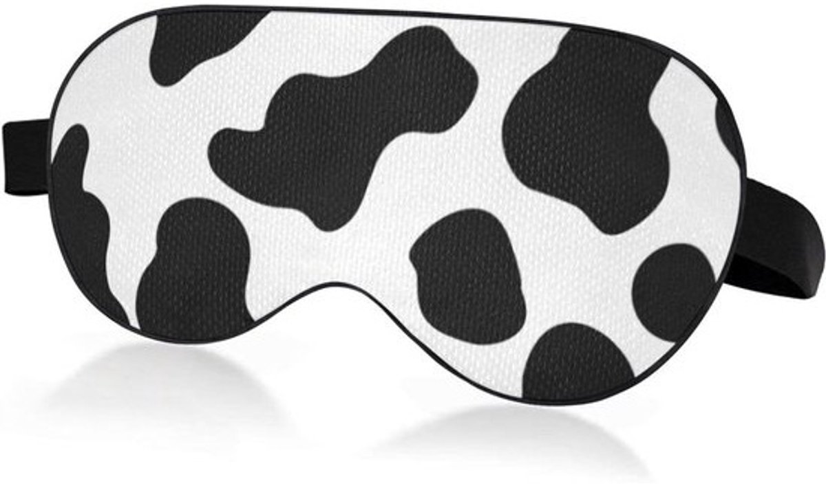 Slaapmasker - Oogmasker Slaap - Licht Blokkeren - Geen Druk Op Ogen - 24 x 10 cm - Zwart Wit