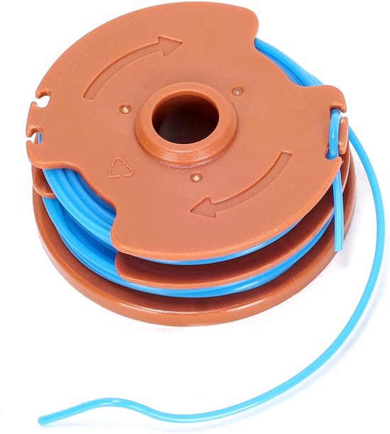 2 stuks dubbele trimmerspools en spoollijn compatibel met Titan TTB820GGT — afbeelding 3