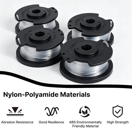 draadspoel voor grastrimmer Nylon spoel met automatische voeding, compatibel met Einhell — afbeelding 5