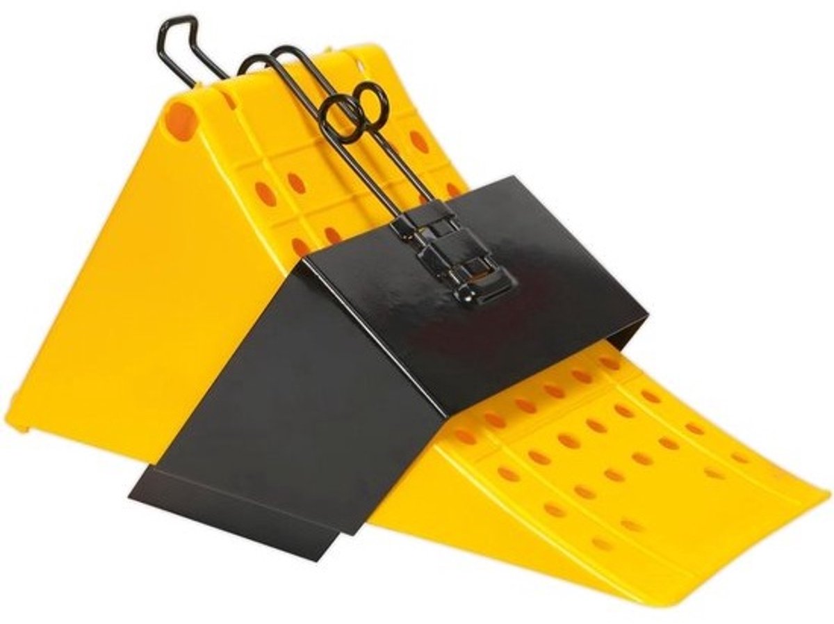 Wielklem - Ondersteuning - Voertuig Stabiliseren - Enkele Steun - 32 x 21.3 x 47.2 cm - Rood