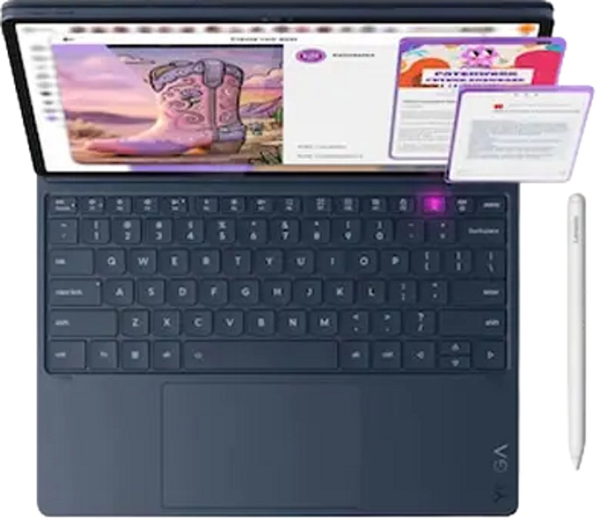 Lenovo Yoga Tab Plus Gen 2 (16GB 256GB) - Cosmic Blue + Pen & Keyboard