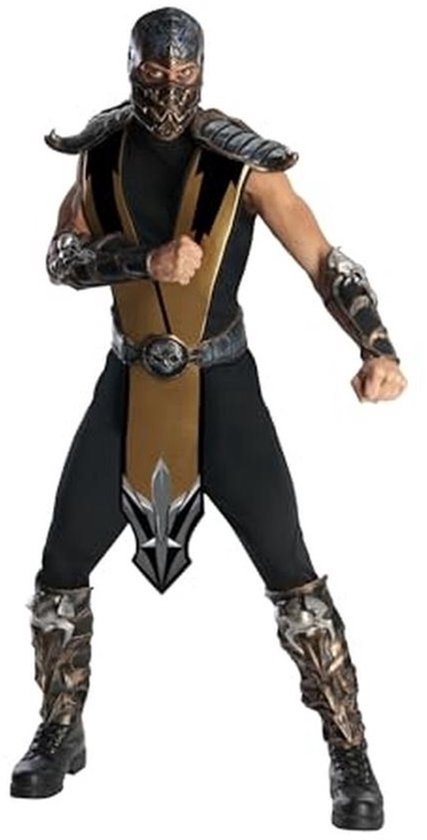 Deluxe Scorpion Kostuum voor Volwassenen - Mortal Kombat