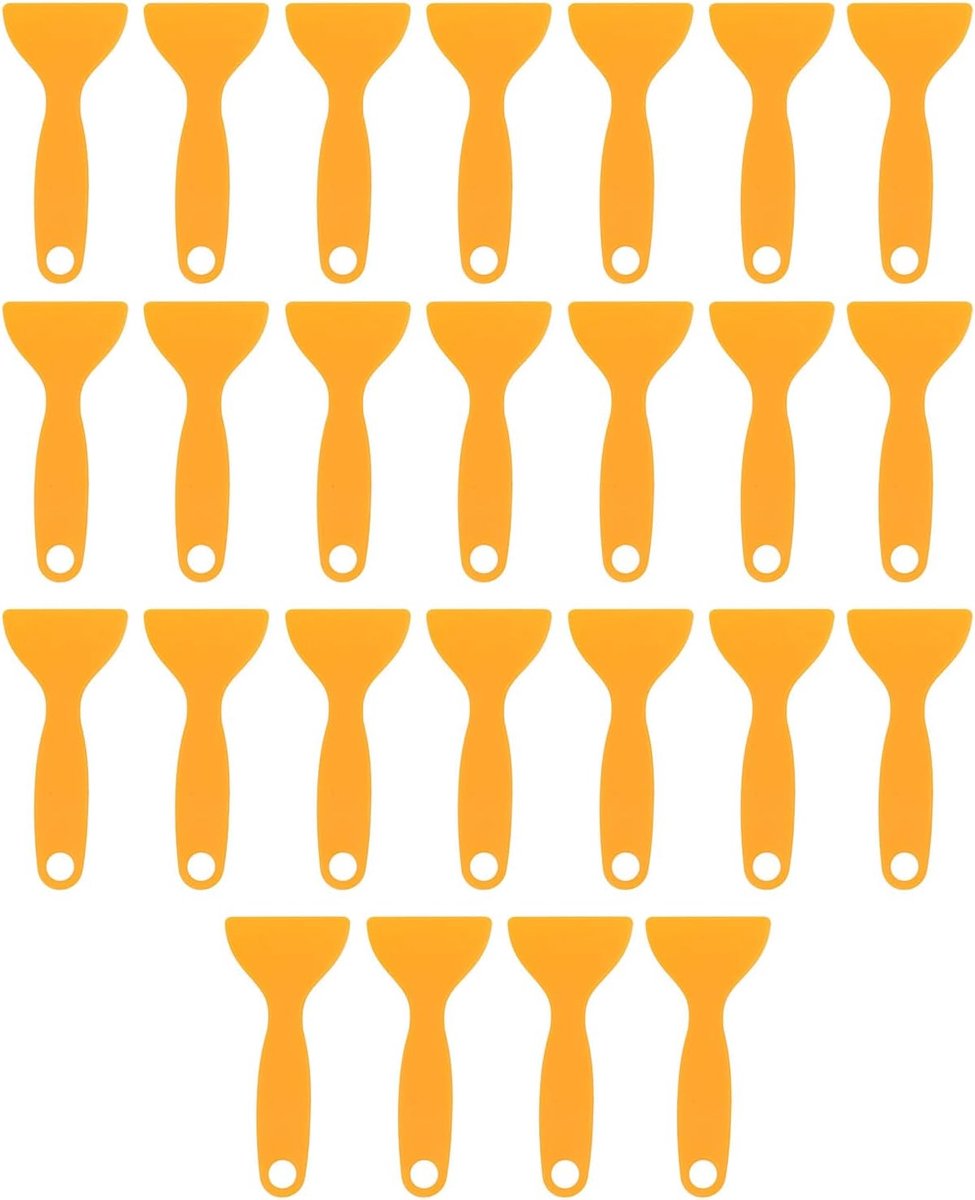 Dailygoods- Spatel Professioneel - Schraperset - Plamuurmes - Krasvrij - Kunststof - Veelzijdig Gebruik - Schraper