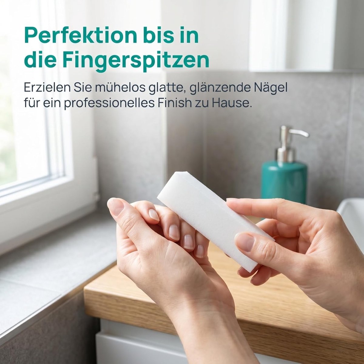 Dailygoods- Nagelschuurblok - Spons Nagelbuffer - Nagelverzorging - Manicure/Pedicure Gereedschap - Lichtgewicht - Afwasbaar - 9,5 x 2,5 x 2,5 cm