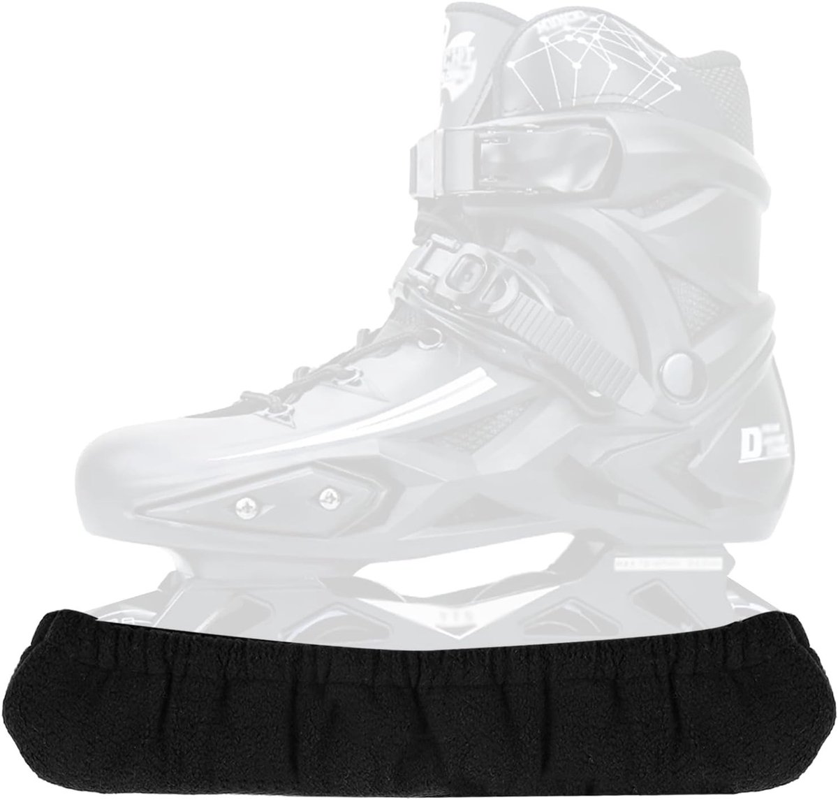 Schaatsbeschermers - Zwart - M - Waterafstotend Oxford-materiaal - Voor Dames en Heren