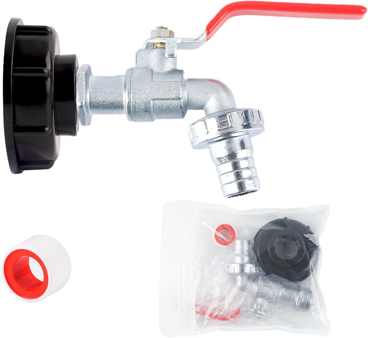 Dailygoods - Lekvrij Messing Tank Fittingen - Water Opslag Tank Adapter - Tuin Slang Connector - 1/2 inch - Vervang Valve Fitting - Geschikt voor...