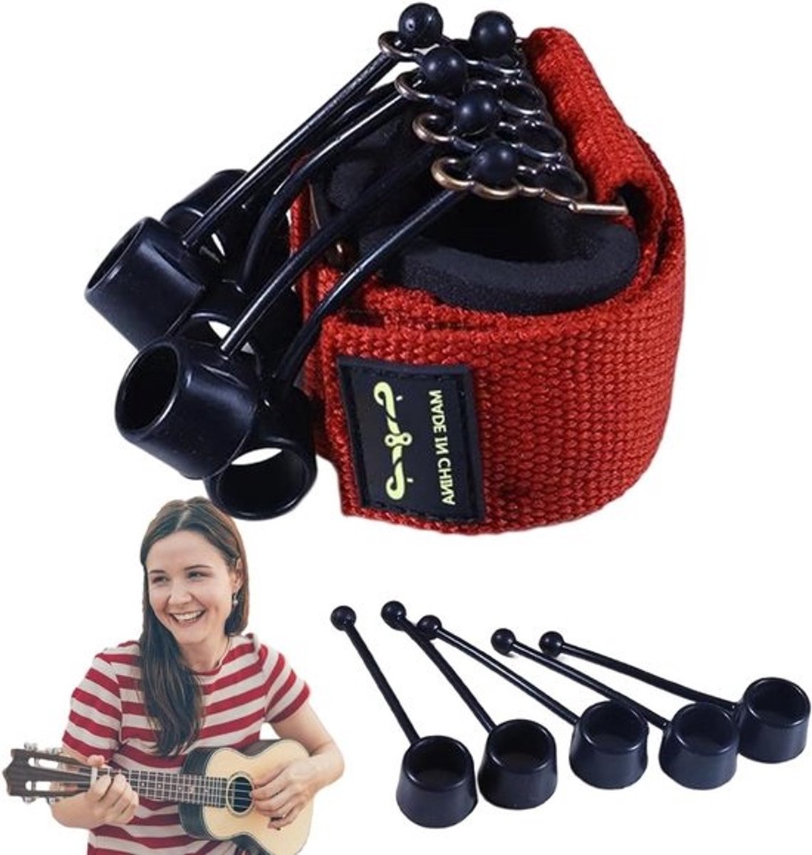 Vingerversterker Hand Trainer - Grip Oefenaar - Kracht Opbouwen - Verstelbaar Weerstandsniveau - 60 Pond - Zwart