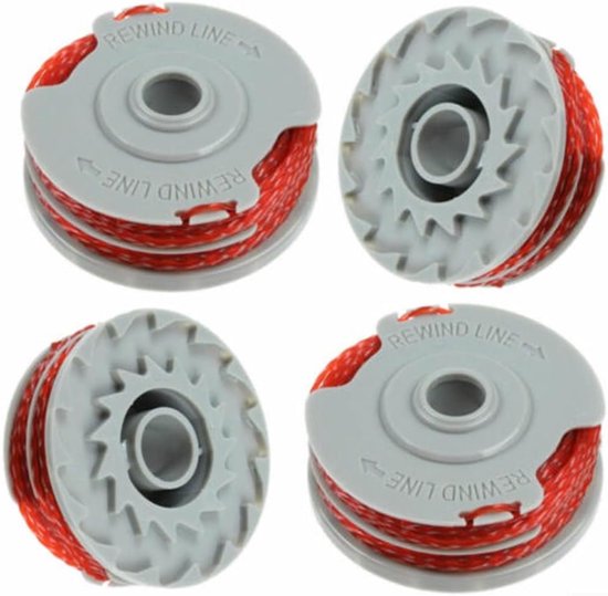 Spoel, 2 stuks spoel lijn voor Flymo Contour 500 Power Plus 500 & 500XT met spoel cover — afbeelding 4