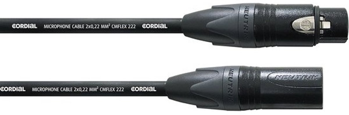 Ultra flexibele XLR microfoonkabel 3 meter