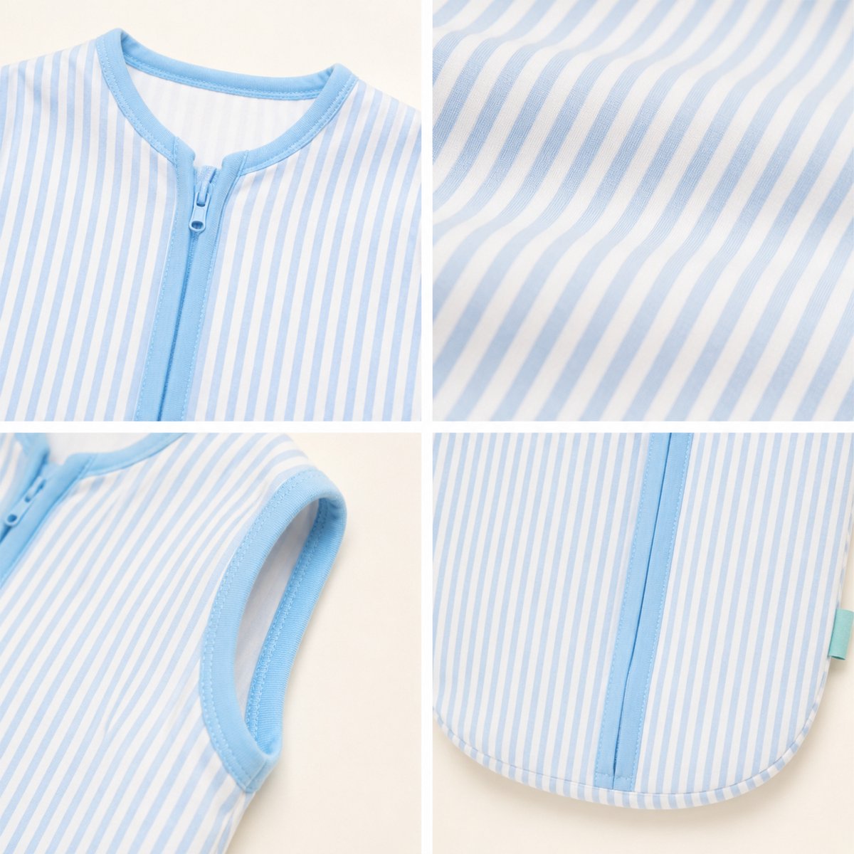 Babyslaapzak TOG 1.0 – Katoenen Baby Slaapzak - Sailor Blue – Licht Gewatteerd – Tussenseizoen – Zacht & Comfortabel voor 6-18 maanden