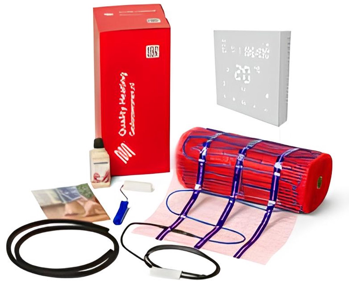 Elektrische vloerverwarming WIFI set 1,0M2 160 Watt