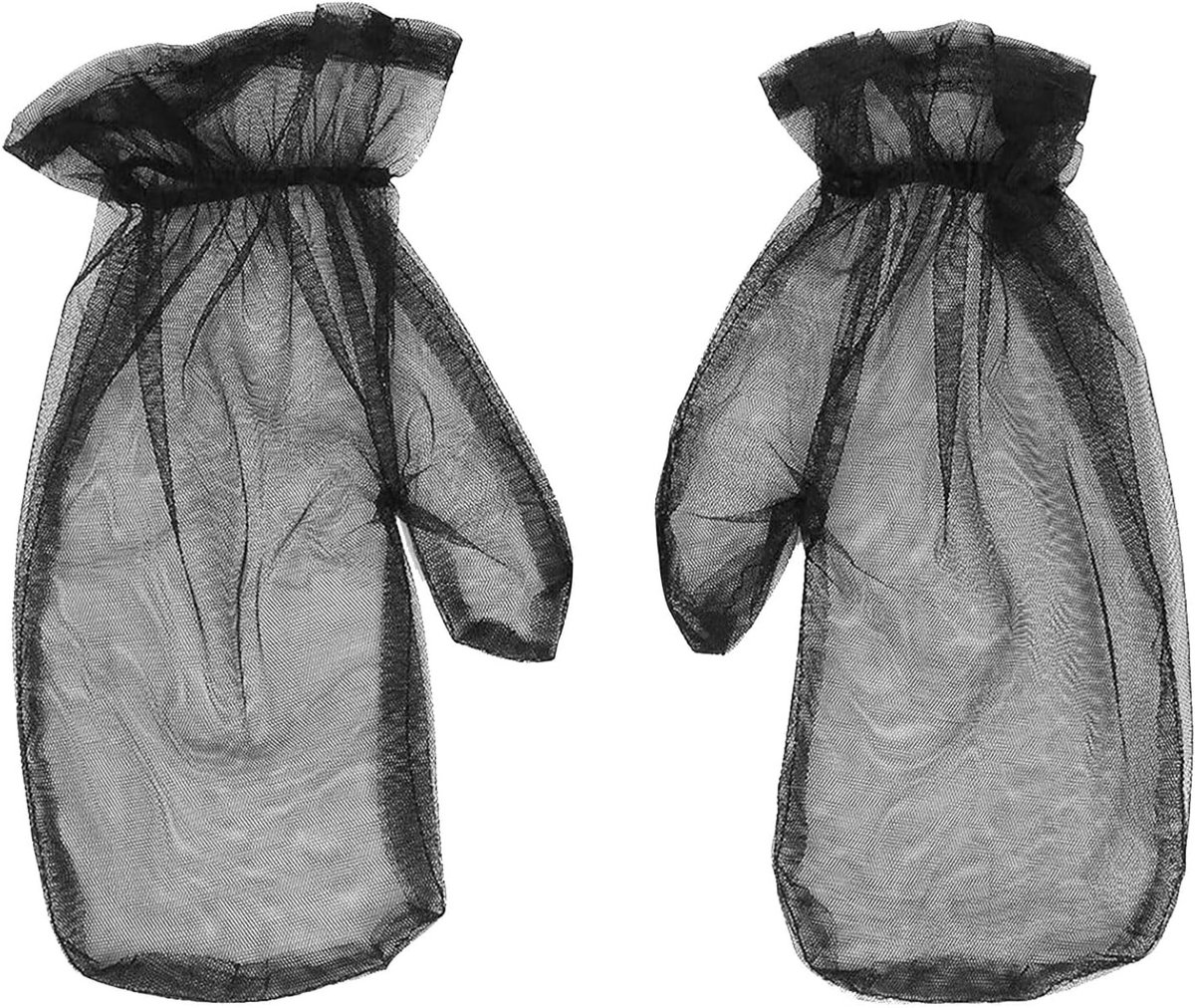 Mosquito Beschermhandschoenen, Insectenbestendige Net Handschoenen voor Buitenactiviteiten, Duurzame Bescherming voor Vissen, Kamperen en Wandelen