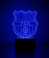 Ledlamp FC Barcelona - Nachtlamp - Met afstandsbediening