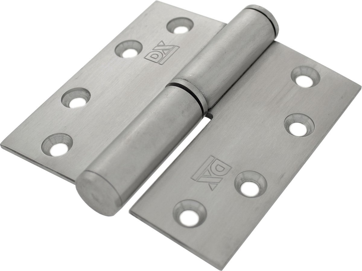 DX Kogelstiftpaumelle Recht RVS 89x89x3mm Din Rechts H368-89890323