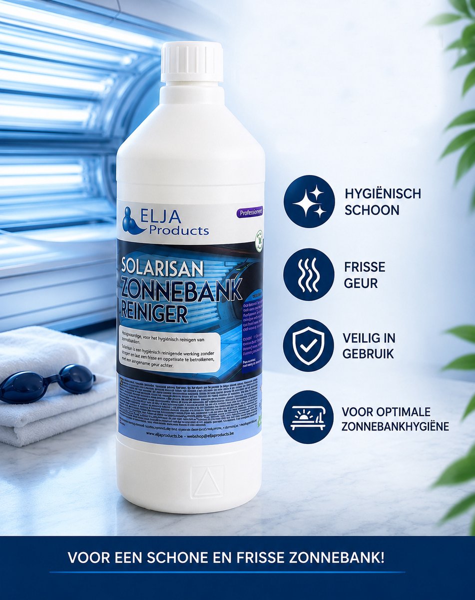 Hygiënische zonnebankreiniger | Solarisan | 1L
