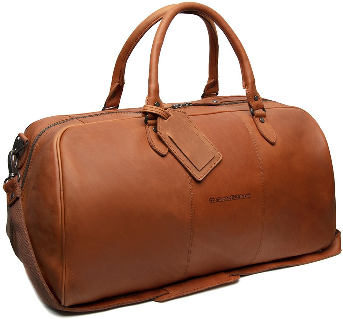 The Chesterfield Brand Cow Waxed Reistas / Weekendtas Daan - Cognac