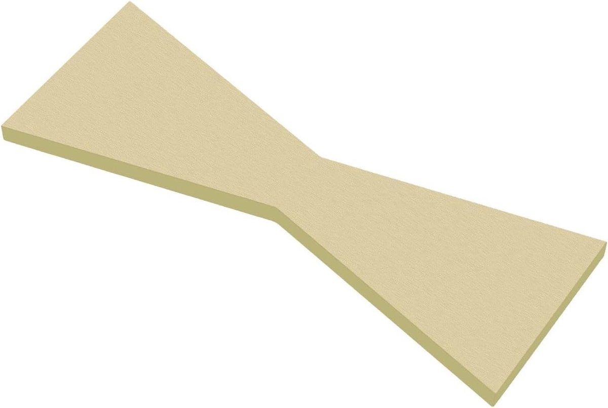 Professionele Houten Vlinderdas Inleg voor Houtbewerking - 100mm x 38mm x 4mm, Ideaal voor Creatieve Projecten en Ambachtelijke Klussen