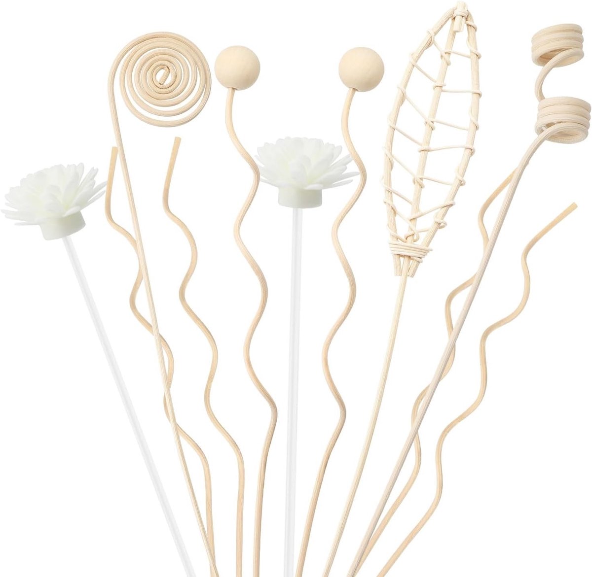 Aroma Diffuser Sticks van Riet, Houten Sticks voor Geuren, Vervangende Diffuser Stokken voor Ambiance en Creatieve Projecten