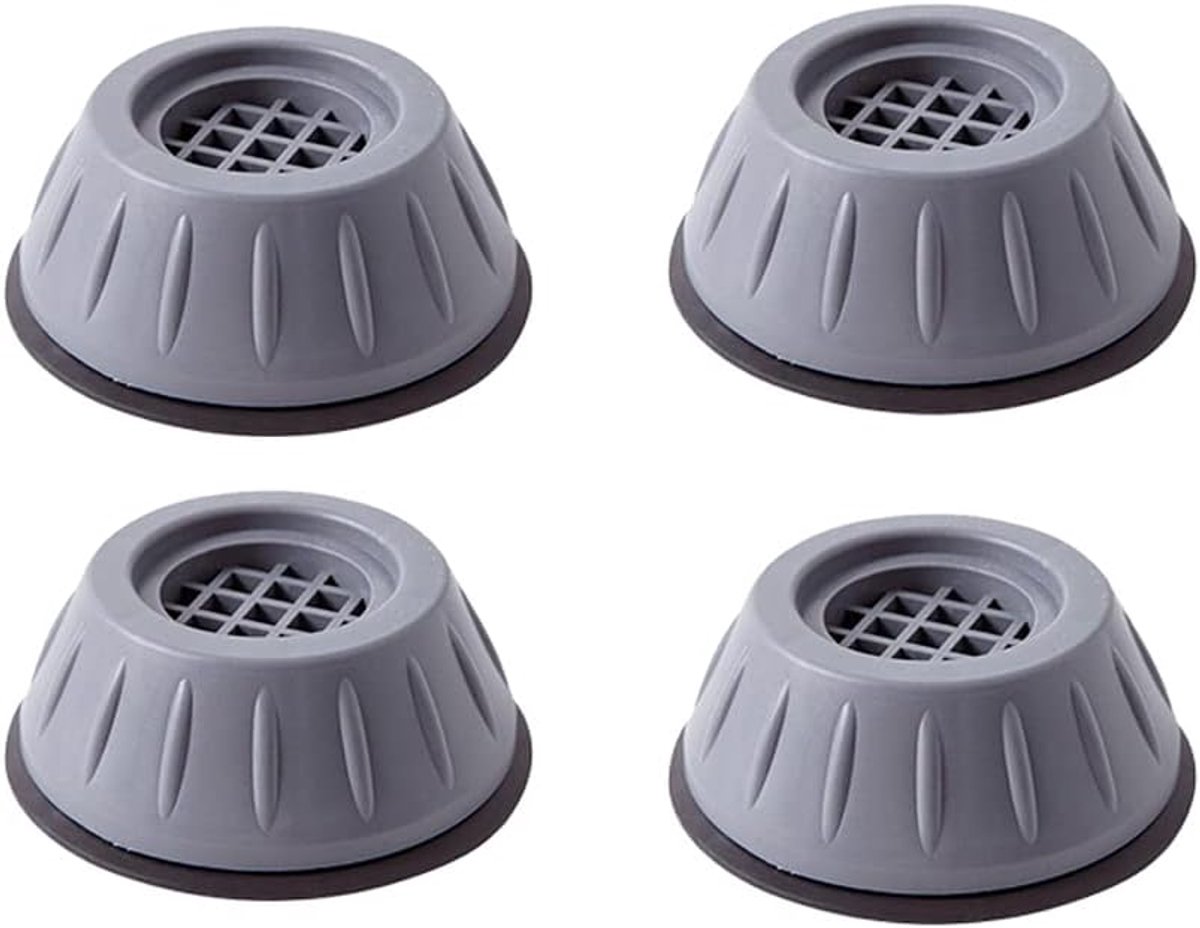 Anti-vibratie pads voor wasmachines - anti-slip trillingsdempers voor wasmachines- rubberen voetjes voor wasmachines en drogers - 9*4 cm - 4 stuks