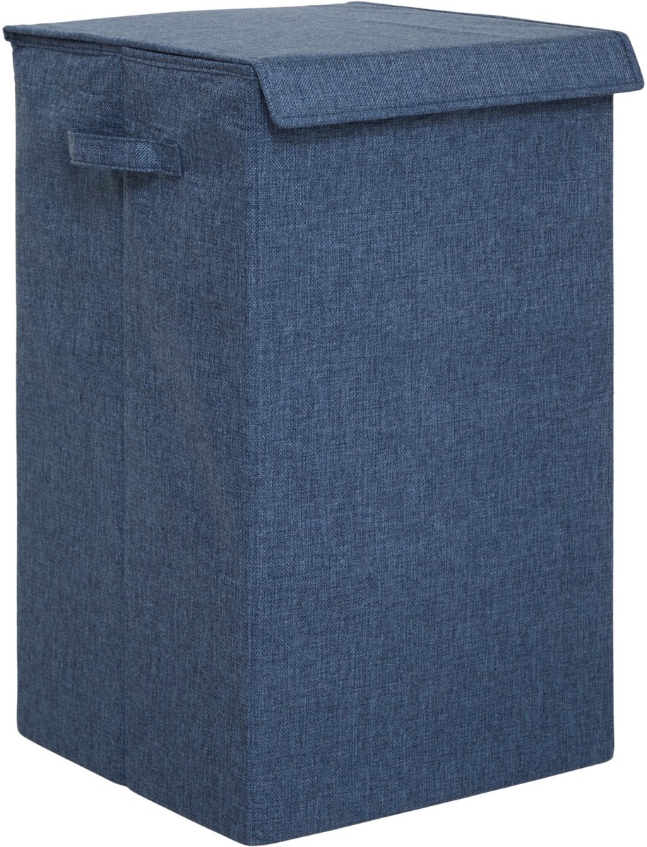 Opvouwbare wasmand van houtvezelplaat en polyester