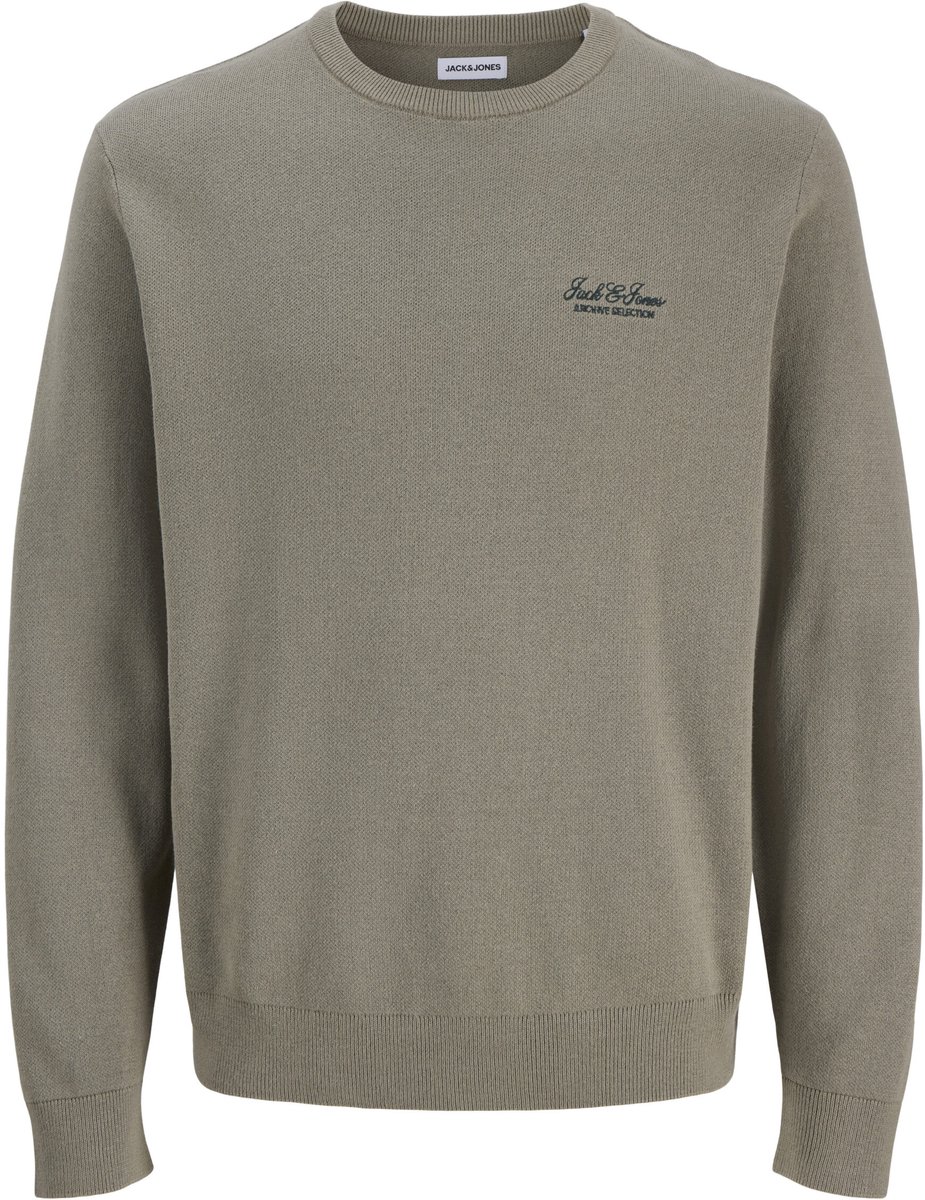 Jack & Jones - Heren pull - Maat L - Mannen - Beige - katoen