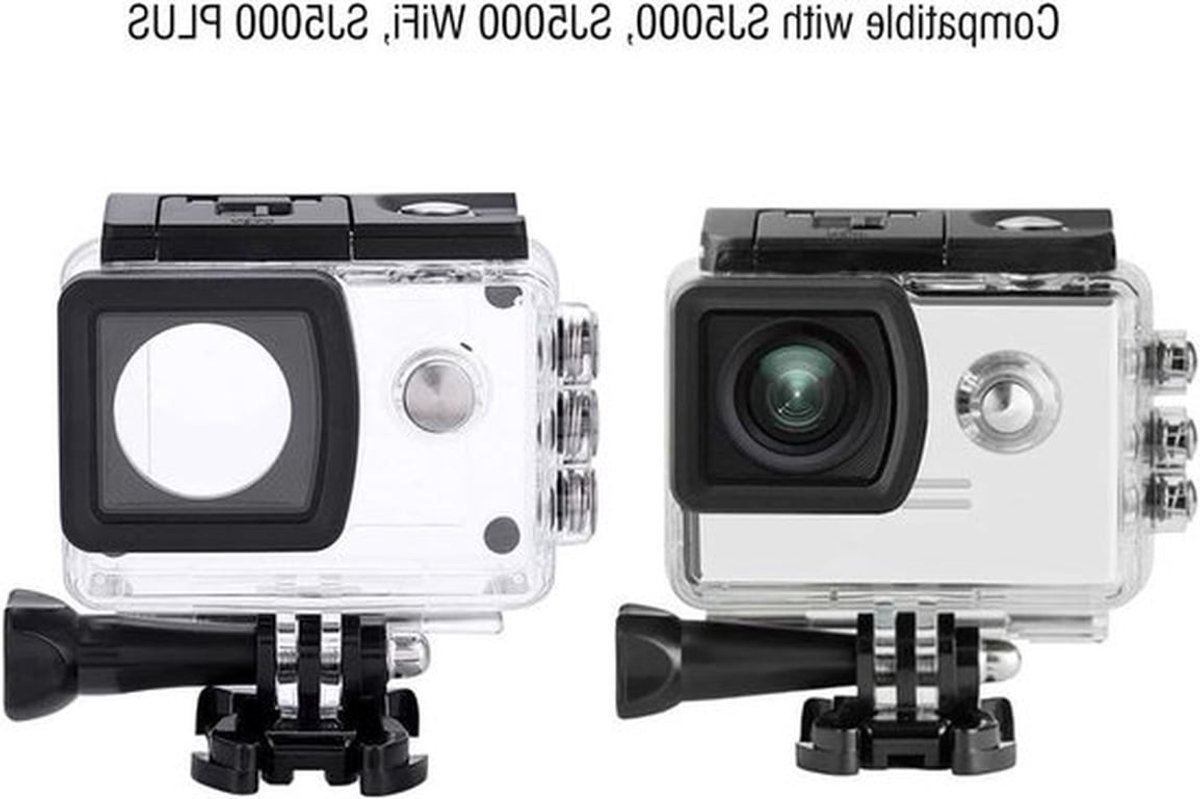 Onderwater Waterdichte Beschermhoes voor Actiecamera's, Geschikt voor SJ5000, Duiken, Fotografie en Avontuur