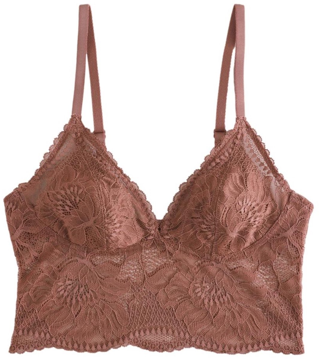 Next Dames - Kanten bralette - Bruin Tan Brown