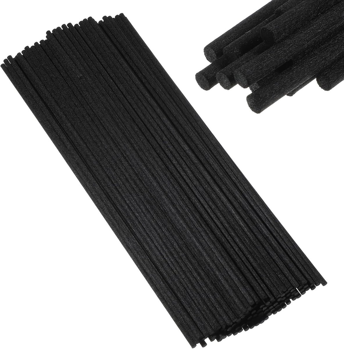 100 Riet Sticks voor Kamergeur - 23cm × 3mm Geurstokjes Vervangset voor Aroma Diffuser en Geurkaarsen