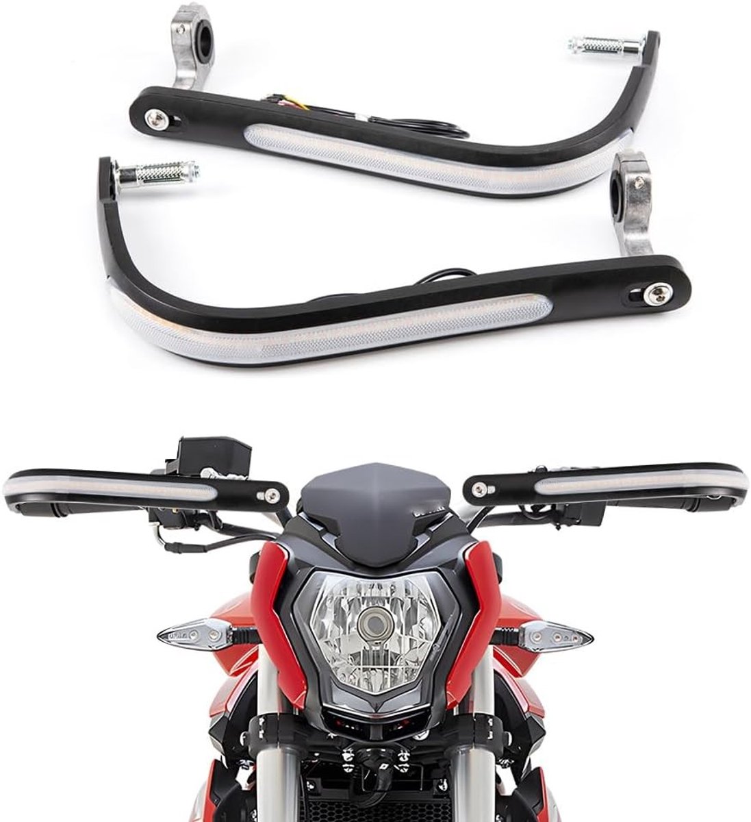 Handbeschermers voor Motorcross en Dirtbike - Bescherming voor Handvatten 22mm en 28mm, ATV Accessoires