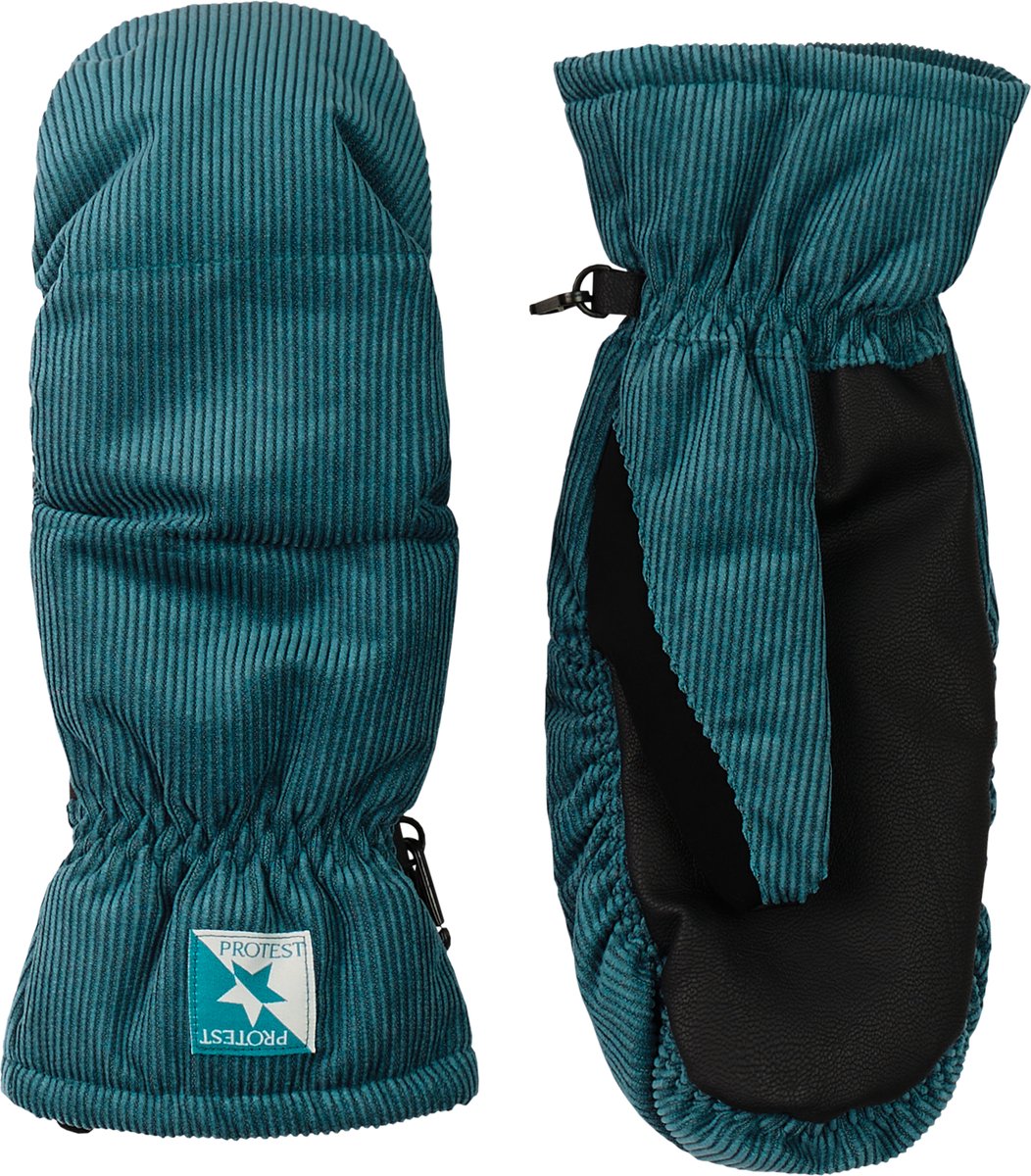 Protest PRTReady Ski wanten Dames Waterkolom 10K Ribstof Blauw
