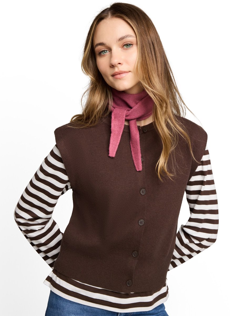 Tom Tailor Denim - Bandana-sjaal - Maat ONESIZE - dusty berry