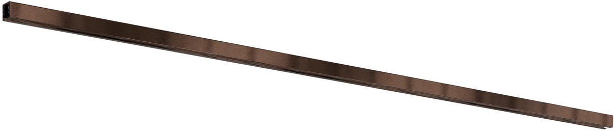 Micro Line Mini 1-fase railsysteem, 3000 mm lang, brons aluminium, IP20, dimbaar - montagerail voor spots