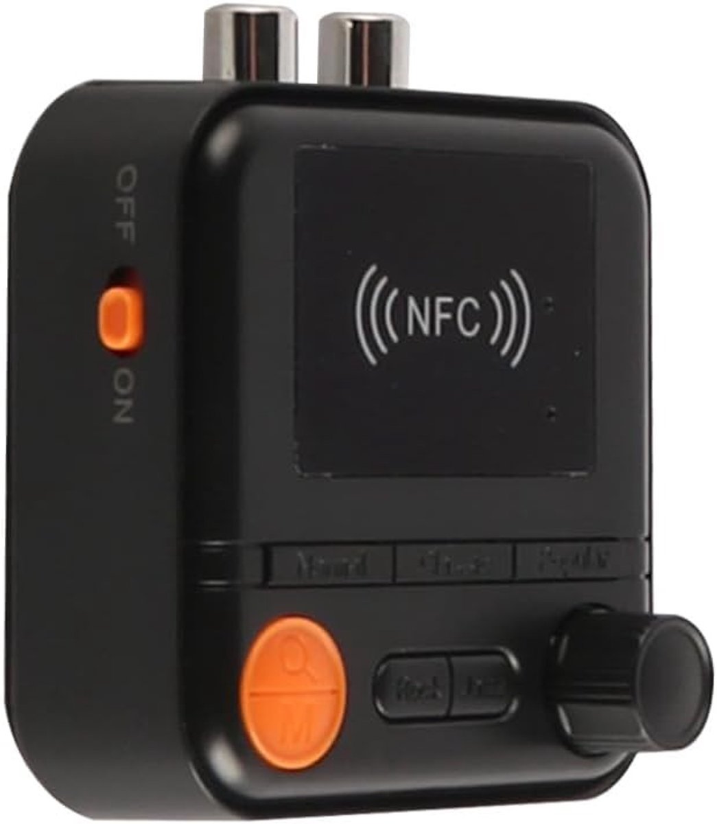 Draadloze Bluetooth 5.2 Audio Ontvanger en Transmitter voor Thuis en Auto met TF Kaartsupport en Hoge Geluidskwaliteit