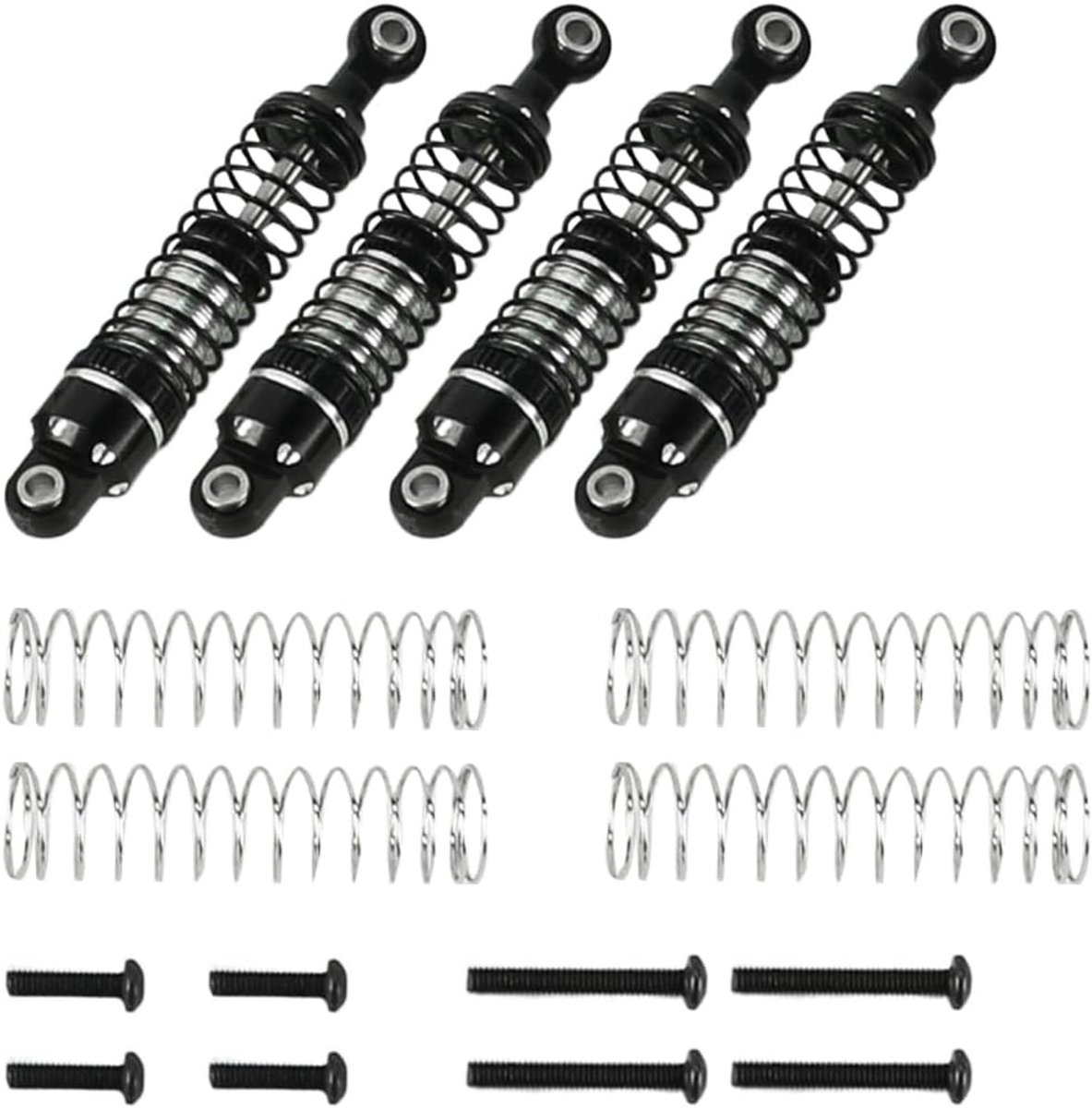 59mm Lange Draad Schokdempers Olie Demper voor 1/18 RC Crawler Upgrade - Verbeterde Prestaties en Stabiliteit