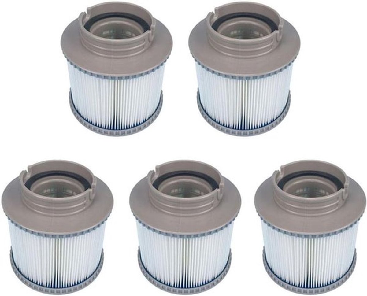 Set van 6 vervangende filters voor MSPA FD2089, filterpatroon voor zwembad en spa, waterfilter voor optimale reiniging