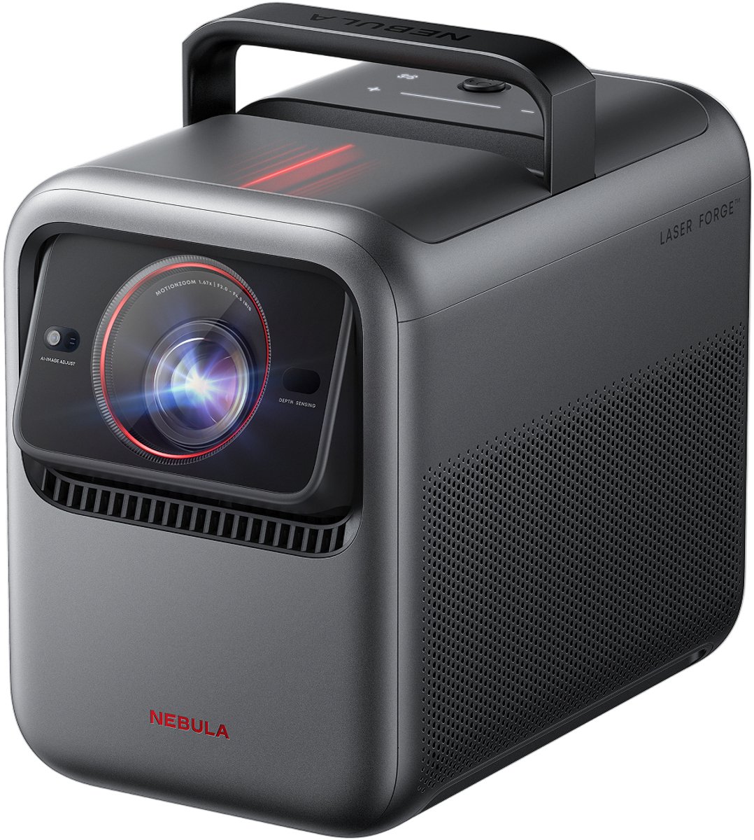 NEBULA X1 Triple Laser 4K Beamer - 3.500 ANSI Lumen - 56.000:1 Contrast - 40W Stereo - Dolby Vision - 0.9-1.5 Zoom - Smart AI - 300"" Scherm - Micro Gimbal - GTV - Hendel - Outdoor - 4K - Decoderondersteuning
