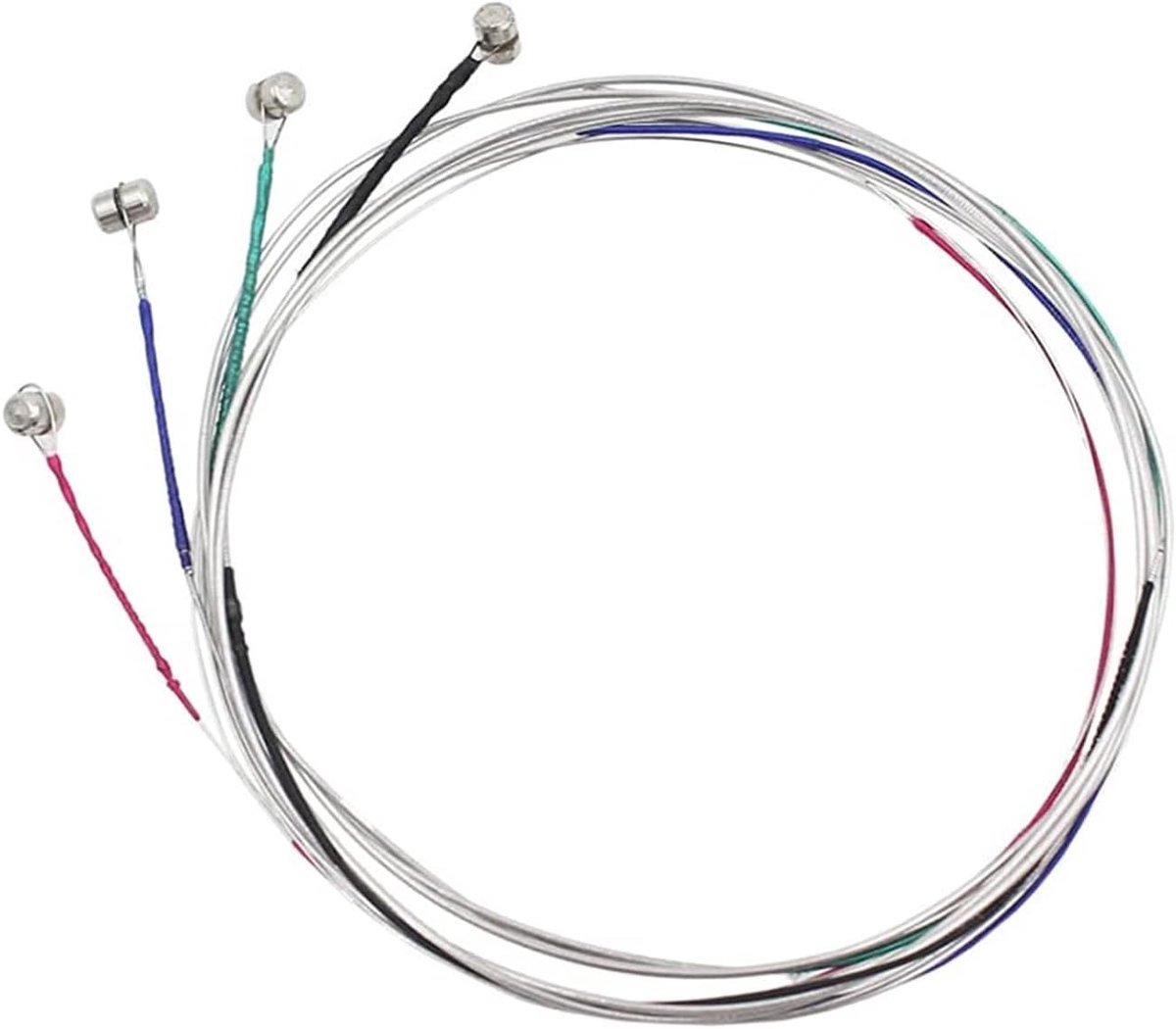 Complete set vervangende stalen snaren voor 4/4 viool (G-D-A-E) - Hoogwaardige vioolsnaren voor optimale klank en speelgemak