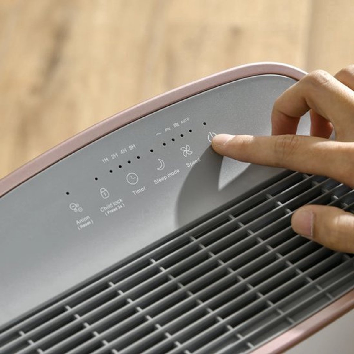 Luchtreiniger - Air cleaner - Airpurifier - Air purifier met HEPA Filter - 3 lagen CADR 220 m³/u tot 28 m² - ABS en PP - 45W - Wit